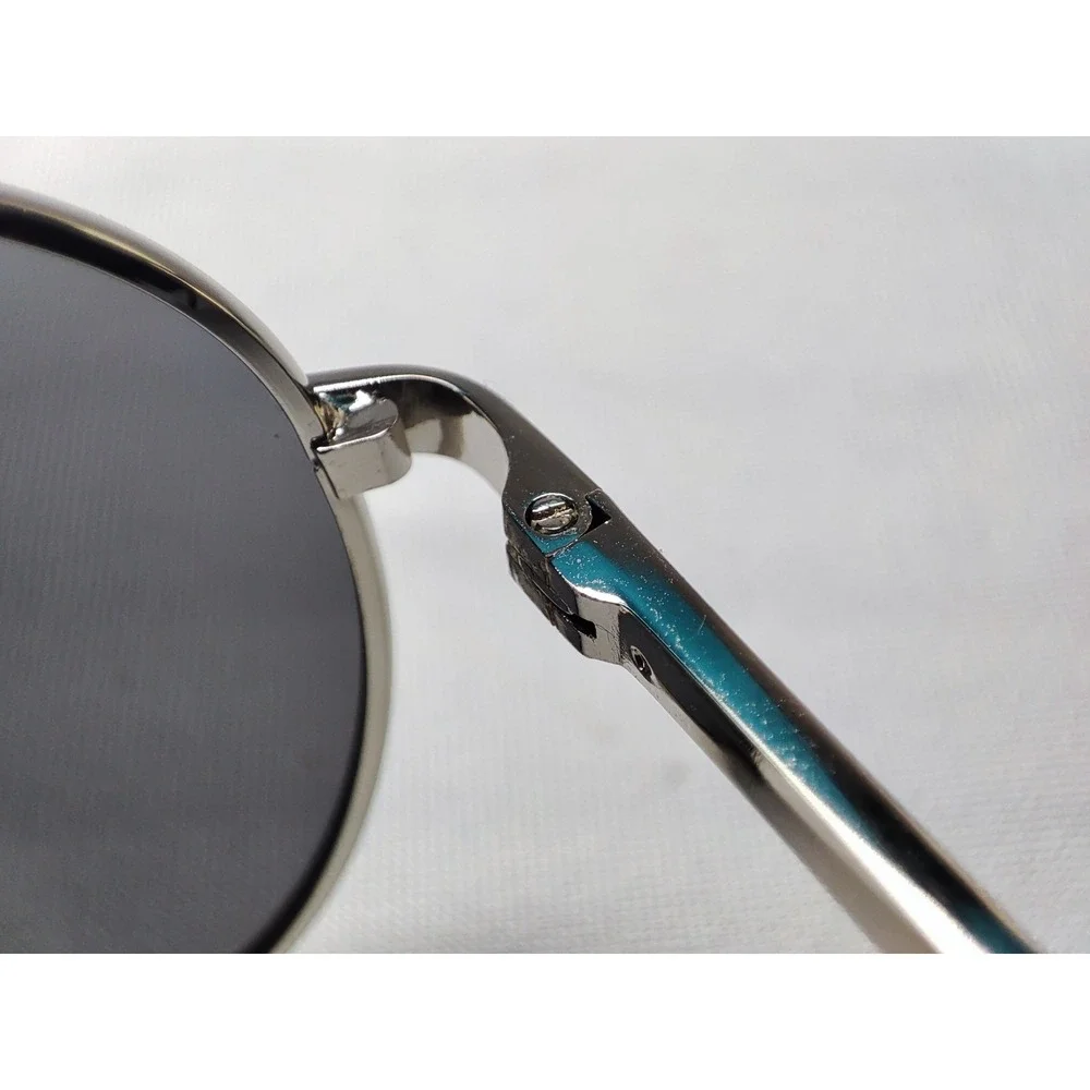 Dockers OL0919 Polarized Aviator Sunglasses Silver Metal Gray Lens 62mm